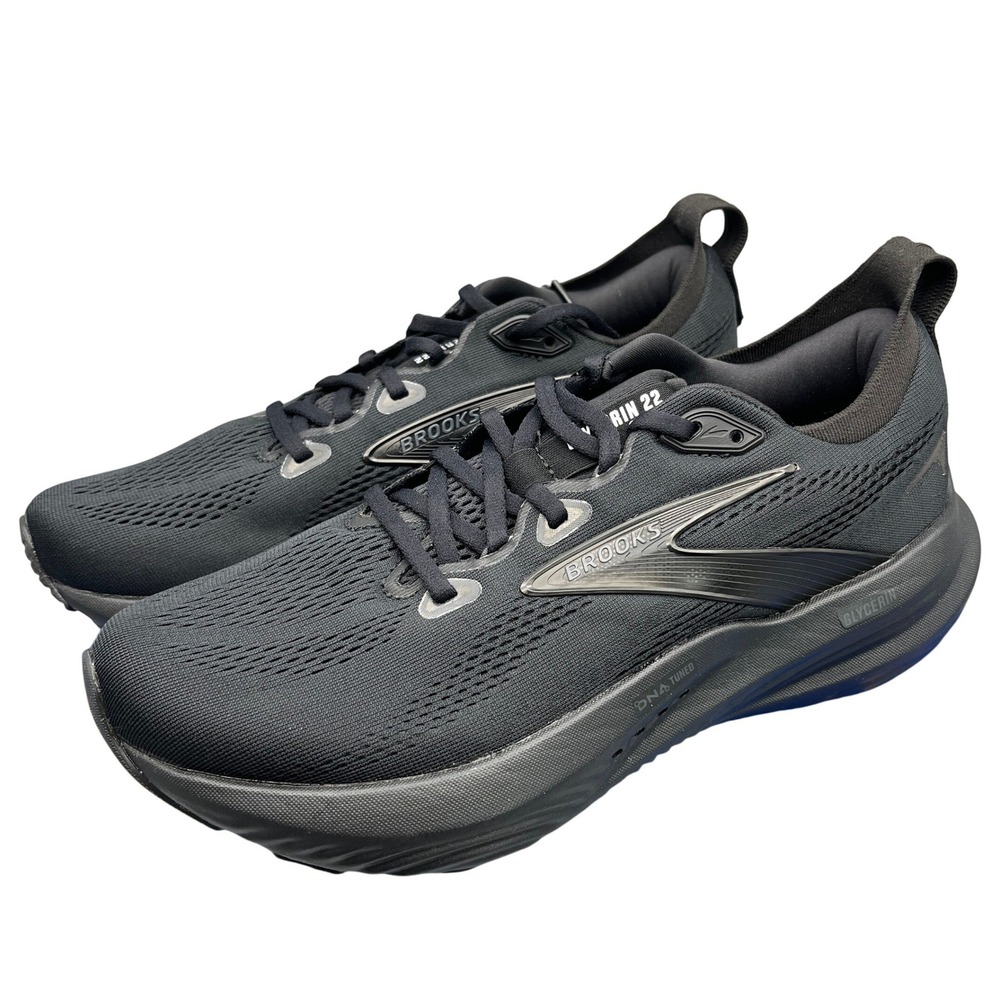 Brooks Glycerin 22 Running Shoes Women 10 Black Neutral Cushioning Road Run